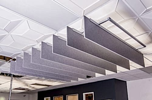 istanbul akustik tavan baffle keçe